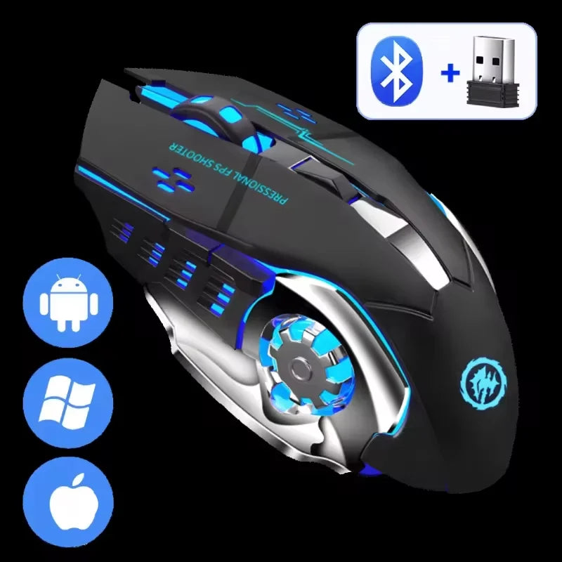 Wireless Mechanical Computer Gaming Mouse