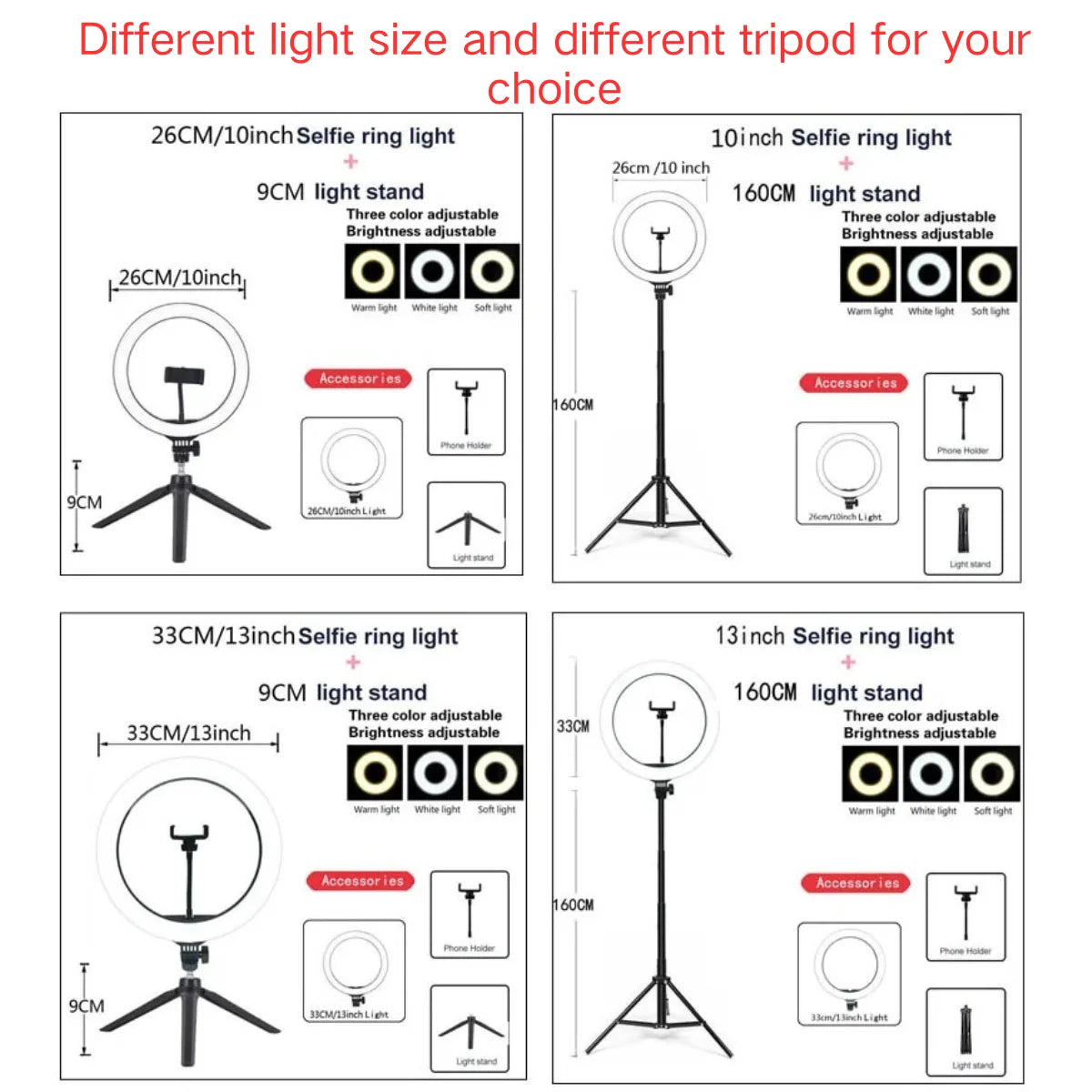 Studio Ring Light And Phone Holder Setup