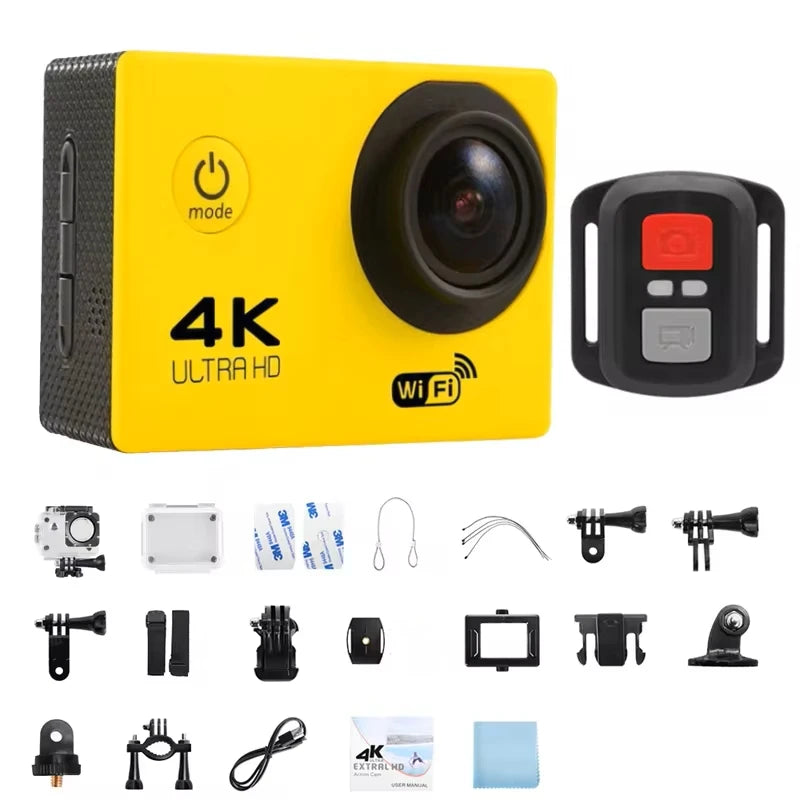 Waterproof Action Camera Ultra HD 4K/30fps 2.0-inch 170D