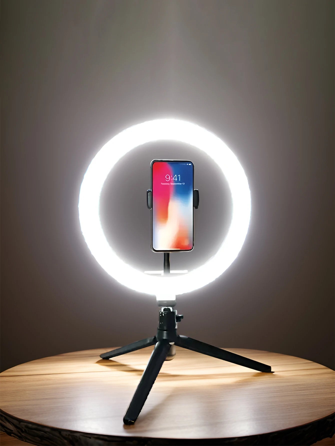 Ring Light + Tripod Stand (26 cm)