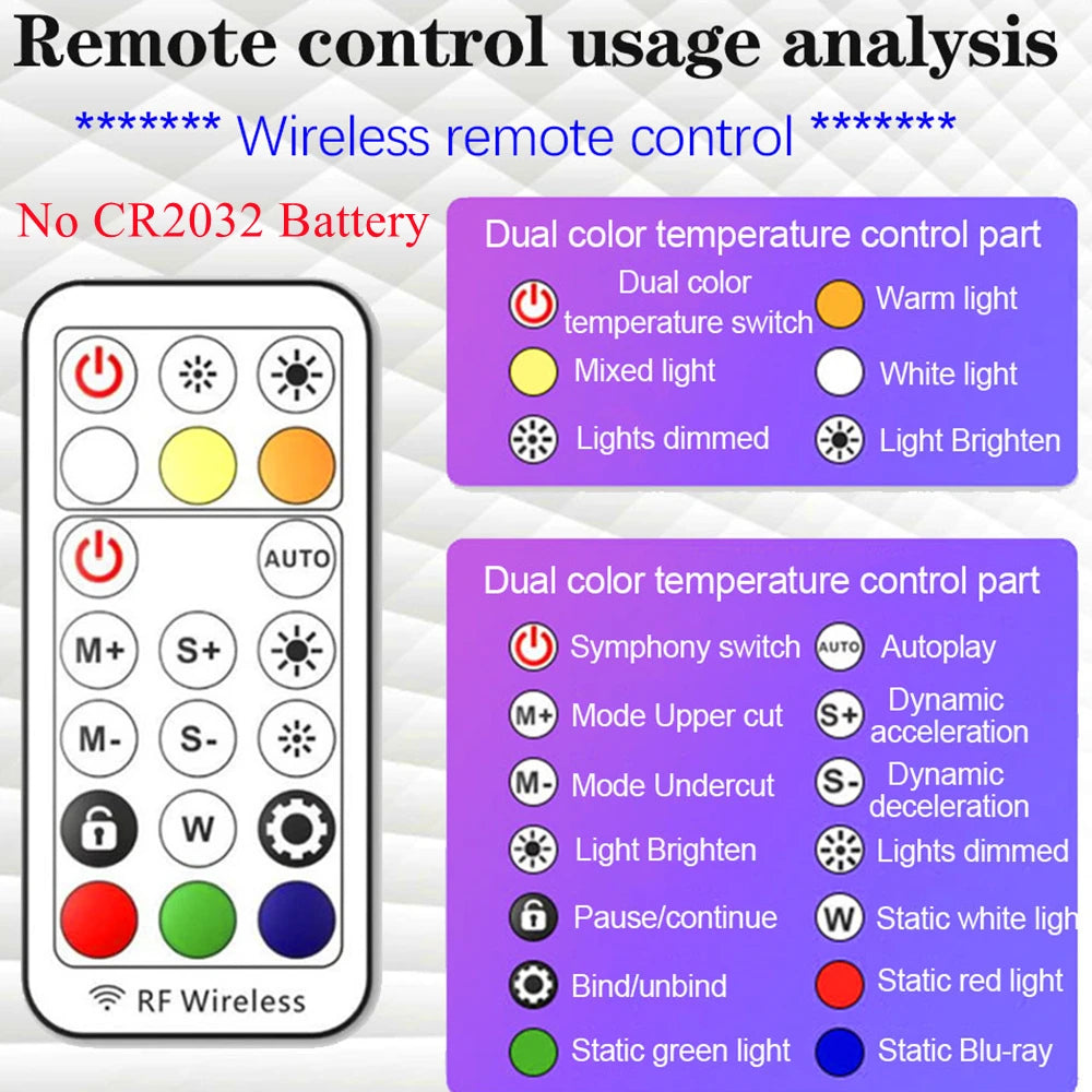 Ring Light With Remote Control Led