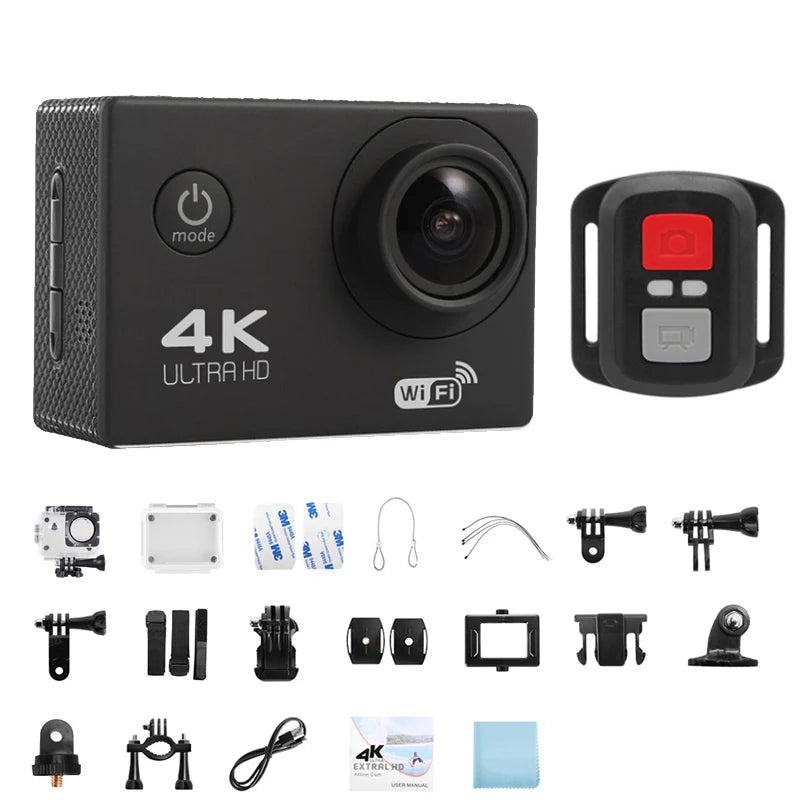 Waterproof Action Camera Ultra HD 4K/30fps 2.0-inch 170D