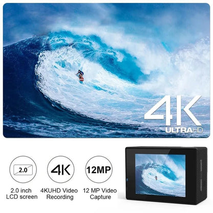 Waterproof Action Camera Ultra HD 4K/30fps 2.0-inch 170D