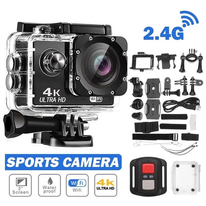 Waterproof Action Camera Ultra HD 4K/30fps 2.0-inch 170D