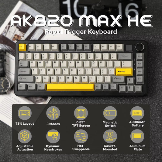 AJAZZ AK820MAX Magnetic Switch Keyboard