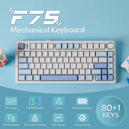 Aula F75 Wireless Mechanical Keyboard